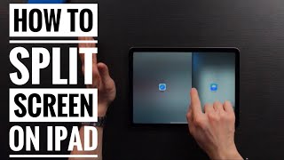 How to Split ScreenMultitask on iPad [upl. by Netsyrc375]