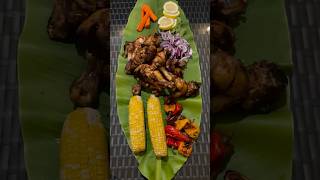 Chicken Grill 🐓🐥🍗 grill usa desivihari weekend relax fun reelsinstagram bananaleaf [upl. by Rednazxela]