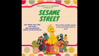 DAA  Grade 5  A Tribute To Sesame Street Music Showcase [upl. by Melisse]