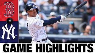 Red Sox vs Yankees Game Highlights 4822  MLB Highlights [upl. by Cassidy]