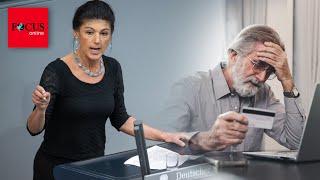 Wagenknecht schießt gegen NiedrigRenten „Nicht länger bieten lassen“ [upl. by Anoblav]