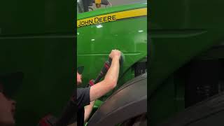 John Deere 8310R getting ceramic coated [upl. by Tacita]