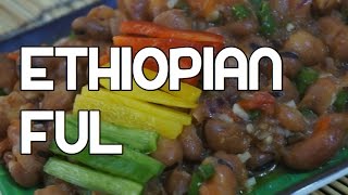 Ethiopian Ful Medames Recipe  Amharic Fava Beans Shahan Video [upl. by Nonarb]