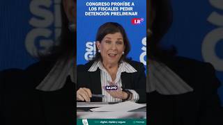 CONGRESO prohíbe a los fiscales pedir detención preliminar  RMP shorts [upl. by Nair233]