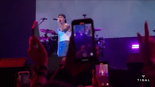 Justin Bieber WizKid  Essence Made In America Festival 2021 [upl. by Elisee]