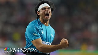 Neeraj Chopra wins Indias first ever World Championship with massive javelin throw  NBC Sports [upl. by Allimac]