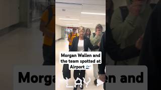 Morgan Wallen squaded up in the Airport 💪🙌💯 shorts morganwallen countrymusic [upl. by Dyke]