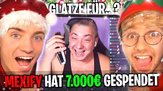 Wir SPENDEN 7000€ an KLEINE STREAMER [upl. by Nelrah]