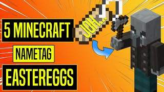 5 Dinge in Minecraft die du noch nicht wusstest  kennst du diese Nametag Namen [upl. by Essex]