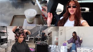 weekly vlog in Stockholm amp Dubai ♡ getting my hair done yoga at burj al arab amp miu miu iftar [upl. by Nytsirhc]