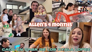 VLOG DE LOS 4 MESES DE BEBE ALLEN [upl. by Novej575]