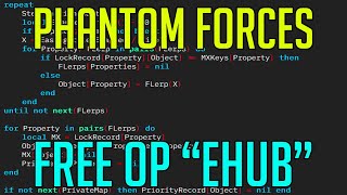 PHANTOM FORCES  HACKSCRIPT  NEW HUB EHUB OP [upl. by Adiel]