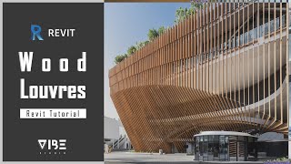 How to create wood louvers in Revit [upl. by Ailecnarf]