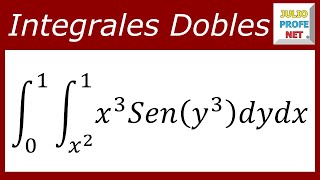 INTEGRAL DOBLE CON CAMBIO EN ORDEN DE INTEGRACIÓN  Ejercicio 1 [upl. by Onurb990]