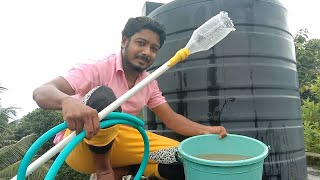 Water Tank Cleaning  Sintex Cleaning Easy Method  How To Make A Tank Cleaner At Home [upl. by Dahaf713]