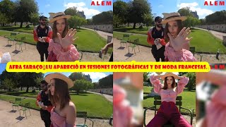 Afra Saraçoğlu apareció en sesiones fotográficas y de moda francesas [upl. by Nonahs]