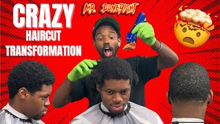 🔥CRAZY HAIRCUT TRANSFORMATION🔥 BARBER TUTORIAL  WAVE HAIRCUTMIDTAPERSIMPLE DESIGN [upl. by Durman]