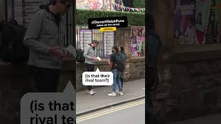 Jokes on the Street in Edinburgh  Part 5 darrenwalshpuns darrenwalshjokesonthestreet shorts [upl. by Olivier]