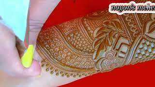 waddling mehedi design mehediartist henna hennadisign hennadesign viralvideobridalmehedi [upl. by Zeculon]