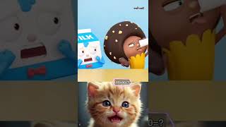 Milk is good ♥️🥛 trollcat3 short trollworld trollcat catvideos [upl. by Couhp]