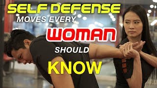 SELF DEFENSE MOVES EVERY WOMAN SHOULD KNOW [upl. by Flodnar]