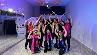 Dandiya Dance  Beginners  BollyFitness  Mallard Zumba Batch [upl. by Medor]