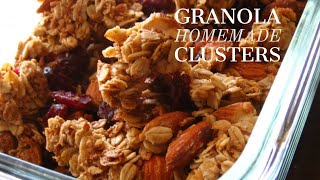 Customizable HOMEMADE GRANOLA WITH BIG CLUSTERS  Quick Simple Easy Meals with Chef and More [upl. by Riva]