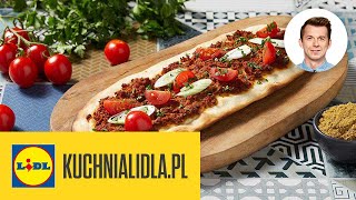 LAHMACUN pizza w stylu tureckim na grilla 🔥  Karol Okrasa amp Kuchnia Lidla [upl. by Ahtela]