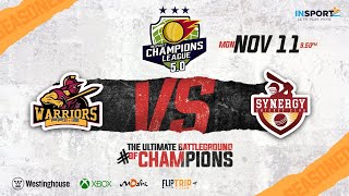 INSPORTZ CHAMPIONS LEAGUE 50  SEASON  OCTNOV 24  PRIME AVIATION WARRIORS VS SYNERGY [upl. by Lexis]