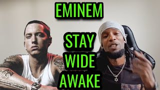 Eminem  Stay Wide Awake  REACTION [upl. by Aicilyt]