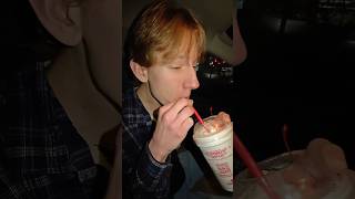 ChickFilAs LIMITED TIME Peppermint Chip Shake foodreview chickfila milkshake [upl. by Cristi]