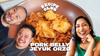 Pork Belly Jeyuk Orzo  Recipe Club [upl. by Helas]