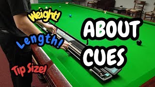 Snooker Cue Advice  Snooker Cue Tips [upl. by Aidekal]