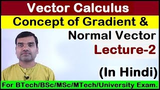 Vector Calculus  Concept of Gradient in Hindi [upl. by Buchanan]