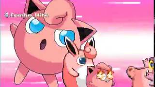 MUGEN Jigglypuff and Wigglytuff Vs Clefairy and Clefable [upl. by Ahtoelc356]