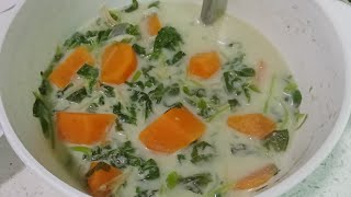 Masak Lemak Putih Sayur Bayam Simple cooking bayam masaklemak simplerecipe [upl. by Brittnee]