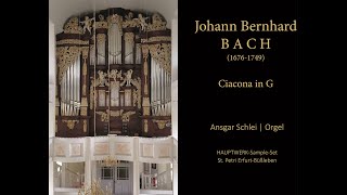 Johann Bernhard Bach  Ciacona GDur  Ansgar Schlei [upl. by Ydnarb408]