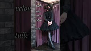 Lolita Substyle Kuro Lolita with our Ageratum Tulle JSK [upl. by Drahsir]