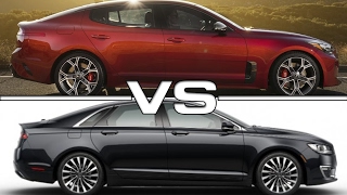 2018 Kia Stinger vs 2017 Lincoln MKZ [upl. by Hyacinth]