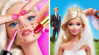 TRANSFORMATION  MARIAGE DE BARBIE amp KEN👸💕 Défi Maison Riche vs Pauvre 💝 Astuces Beauté par YayTime [upl. by Tobe]