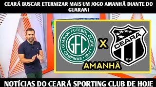 GLOBO ESPORTE CE  CEARÁ BUSCAR ETERNIZAR MAIS UM JOGO AMANHÃ DIANTE DO GUARANI [upl. by Anilehs853]