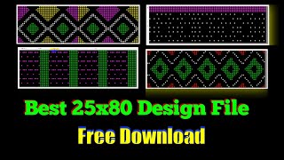 New Lededit 25x80 Designe File DownloadBest Pixel Led Lededit Tol File Download [upl. by Alyahsal]