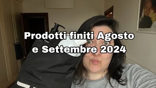 Cosmesi naturale i finiti di Agosto e Settembre 2024 [upl. by Dlarrej]