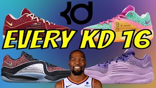 Whats The BEST Colorway Rating Every Nike KD 16 [upl. by Darnell]