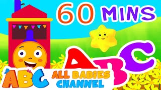 All Babies Channel  ABC Train Song  Nursery Rhymes For Children [upl. by Stodder]