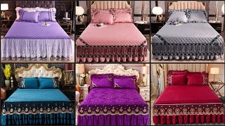 Most Beautifull Winter Bed Sheets Designs Ideas 2024Cushion Cover Designs Winter Bedding Ideas [upl. by Auburn]