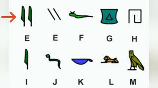 Hieroglyphics Lesson number one the introduction to learn hieroglyphics [upl. by Ennoitna]