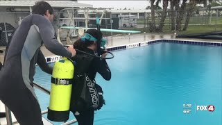 CAPE CORAL  Teen diver recognized for coral conservation efforts [upl. by Sheilah]