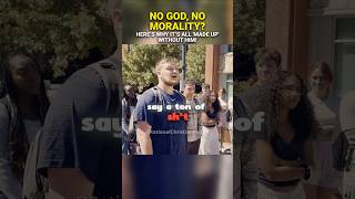 Angry Atheist vs Cliffe Knechtle Morality Without God shorts God christianity [upl. by Yc]