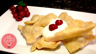 How to Make Vareniki VarenikiPierogi Recipe  Домашние вареники с вишней [upl. by Clorinde]